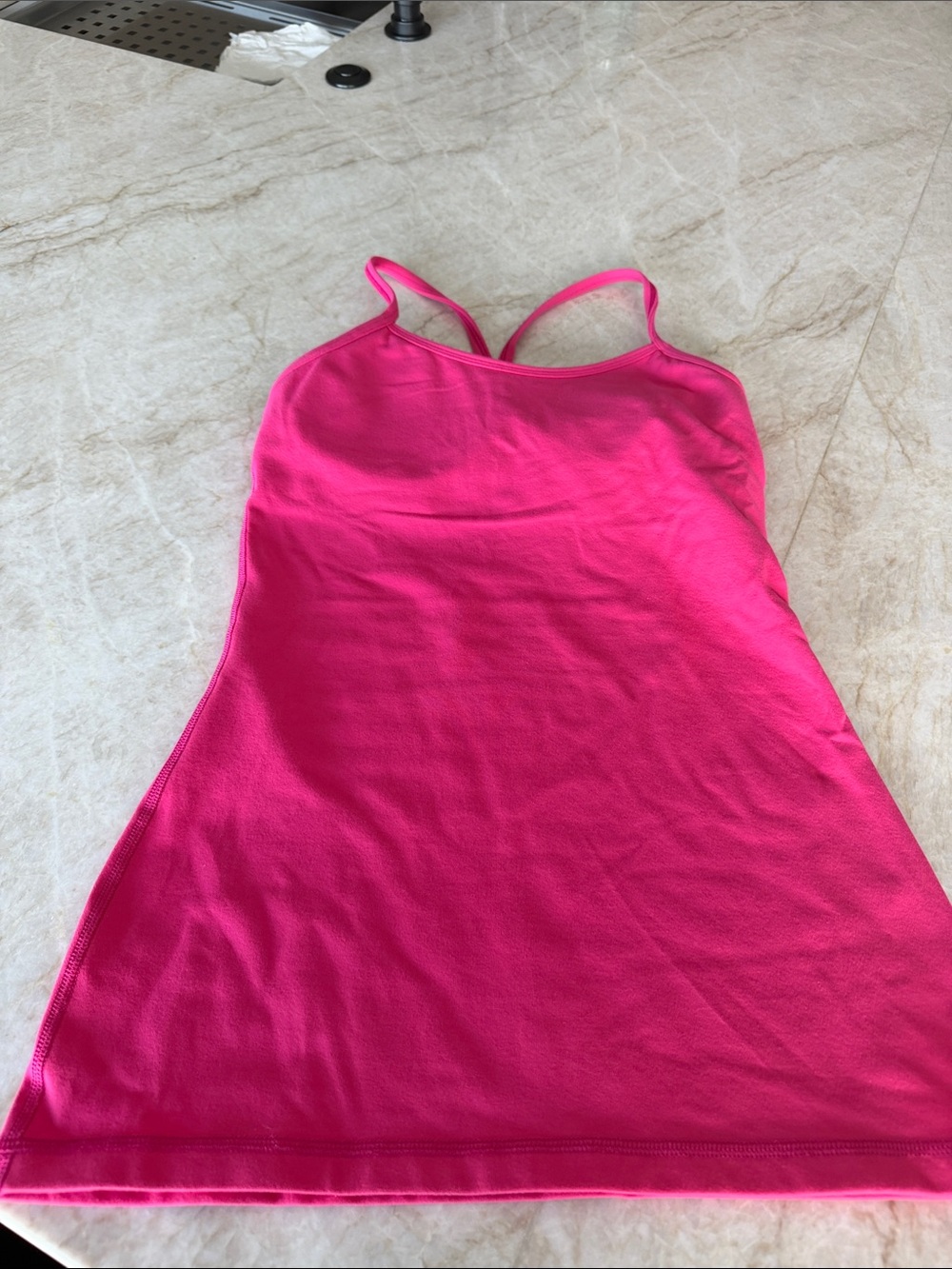 lululemon athletica Bright Pink Slip Tank